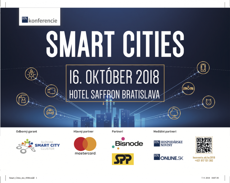 SMART CITIES 2018  konferencia 16.10.2018 Bratislava